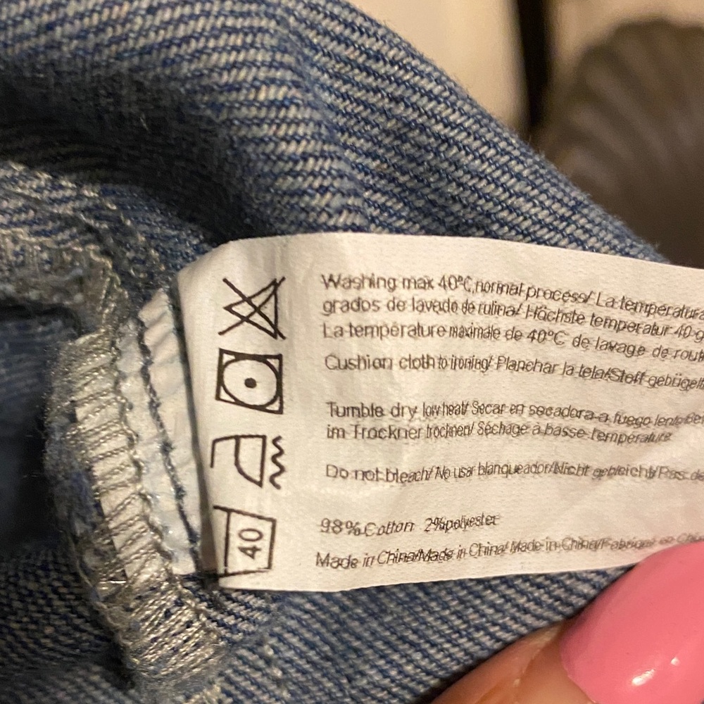 Denim Button-Up Jacket - Picture 6 of 7